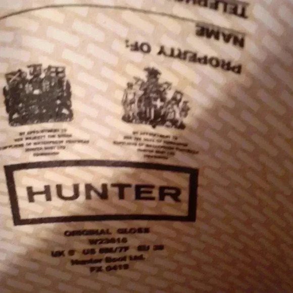NWOT Hunter Boots Size 6/7F - Picture 6 of 6